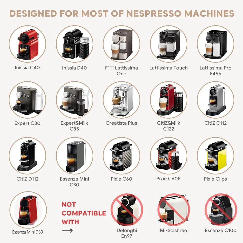 Reusable Coffee Capsule For Nespresso Espresso